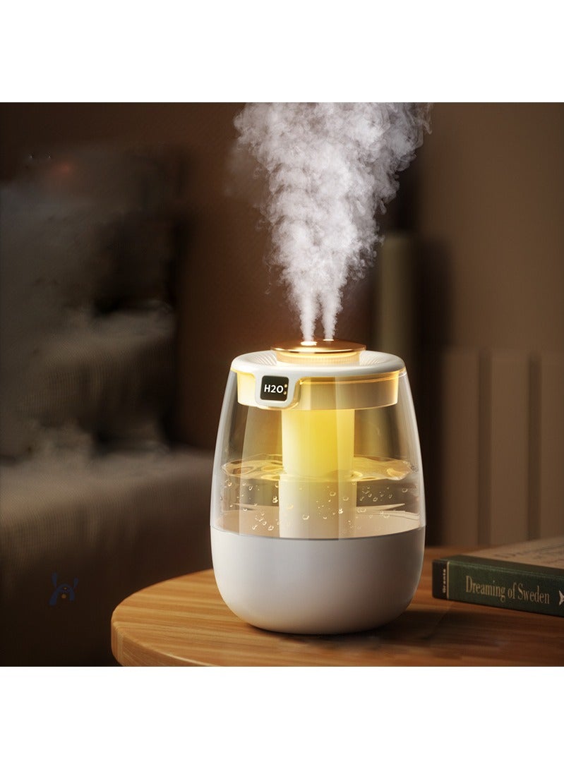 Jourvent 2.2L air humidifier electronic display double nozzle cold mist air humidification, living room, bedroom - Image 1