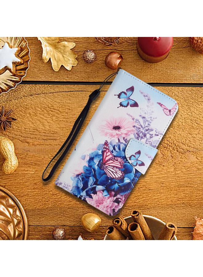 S-TOP Case For Samsung Galaxy S24 5G Colored Drawing Pattern Leather Phone Case - Image 2