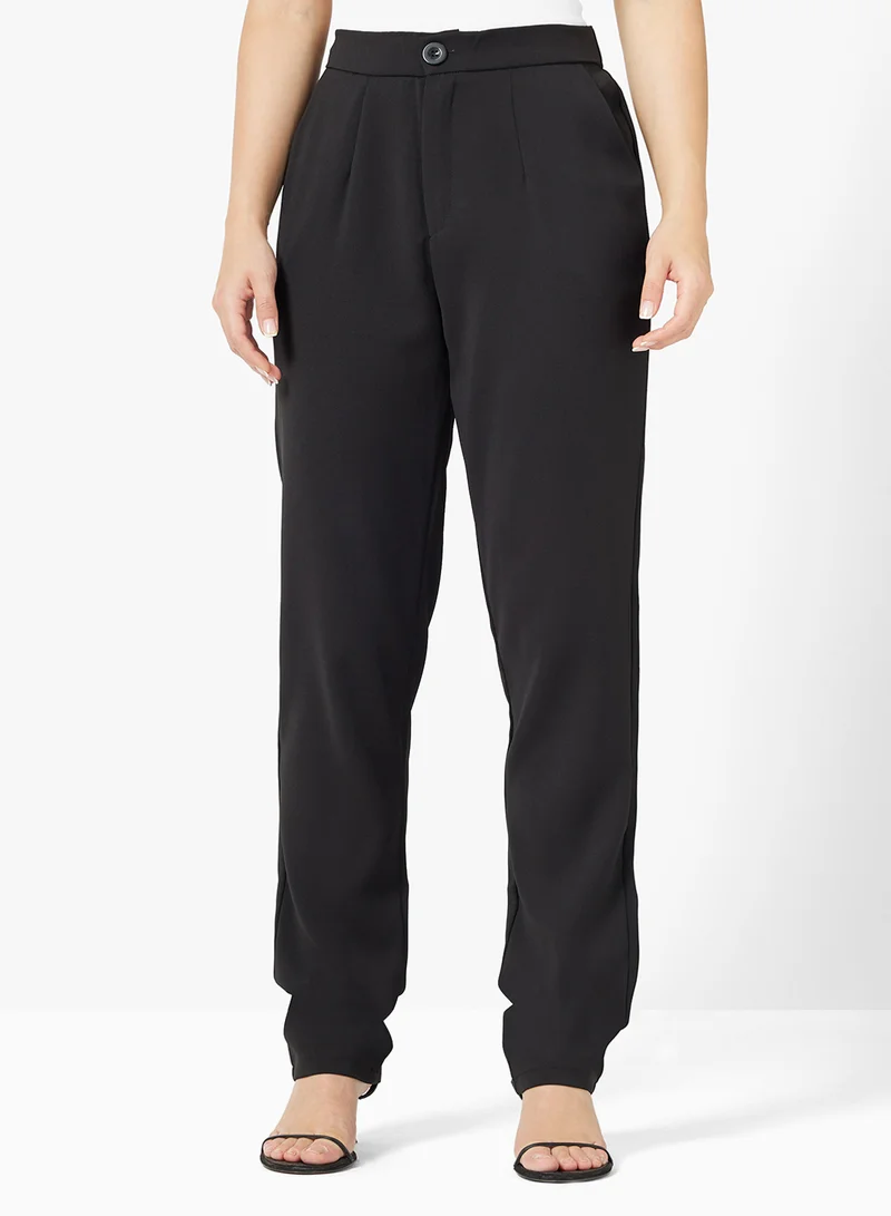جينجر Tailored Relax Fit Blazer & Pant Suit Set