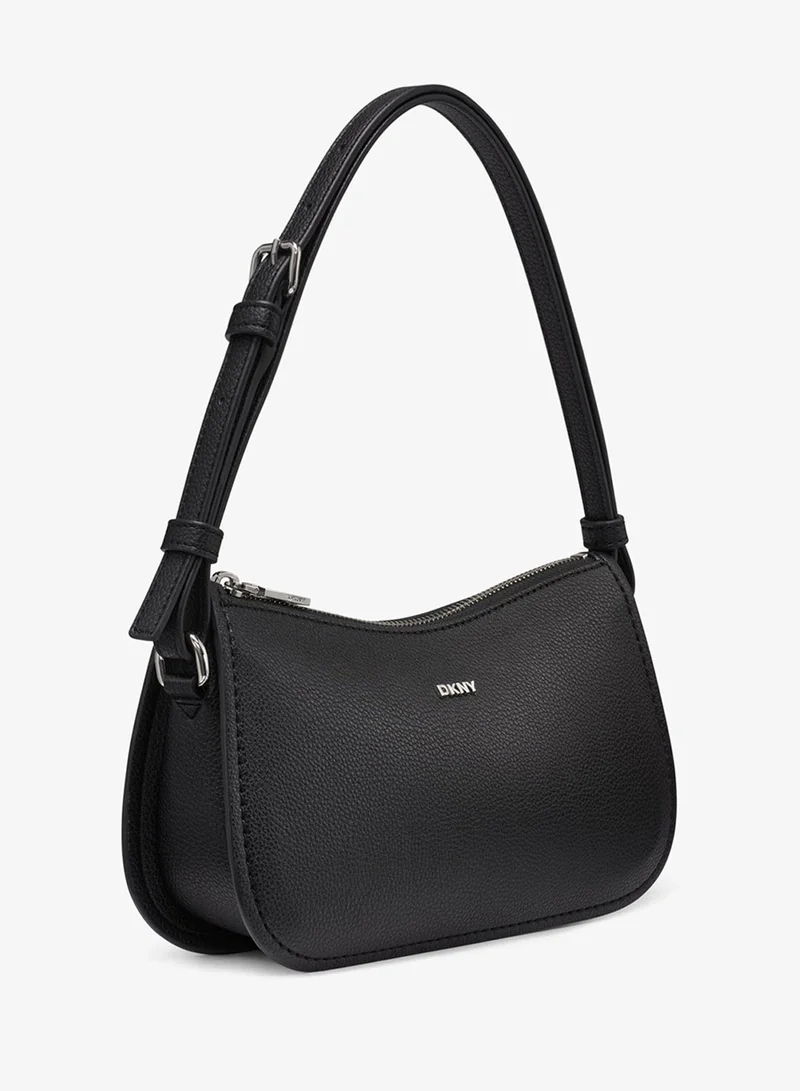 DKNY BLACK/SILVER Nessa Shoulder Bag for Women | Best Price UAE