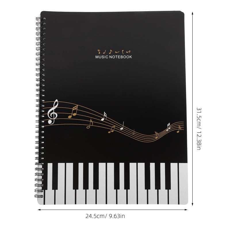 A4 Double Sided 30 Pocket Music Sheet Folder Holder For Piano Scores Organizer - Image 3