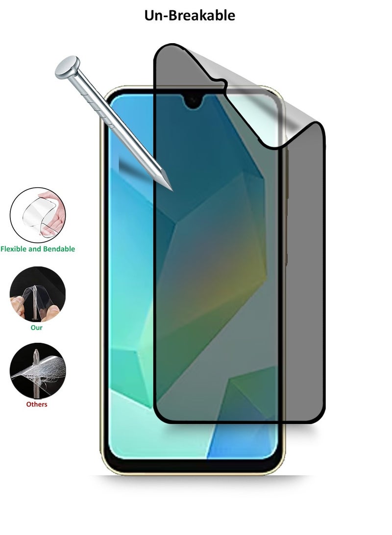 Techie 2 Pack Samsung Galaxy A17 / A16 / A26 Matte Privacy Screen Protector - Full Cover Explosion-Proof Matte Ceramic Nano Privacy Film Bubble Free Easy Installation - Image 2