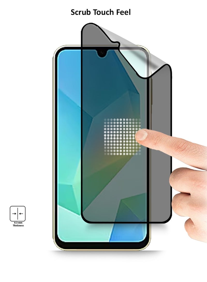 Techie 2 Pack Samsung Galaxy A17 / A16 / A26 Matte Privacy Screen Protector - Full Cover Explosion-Proof Matte Ceramic Nano Privacy Film Bubble Free Easy Installation - Image 4