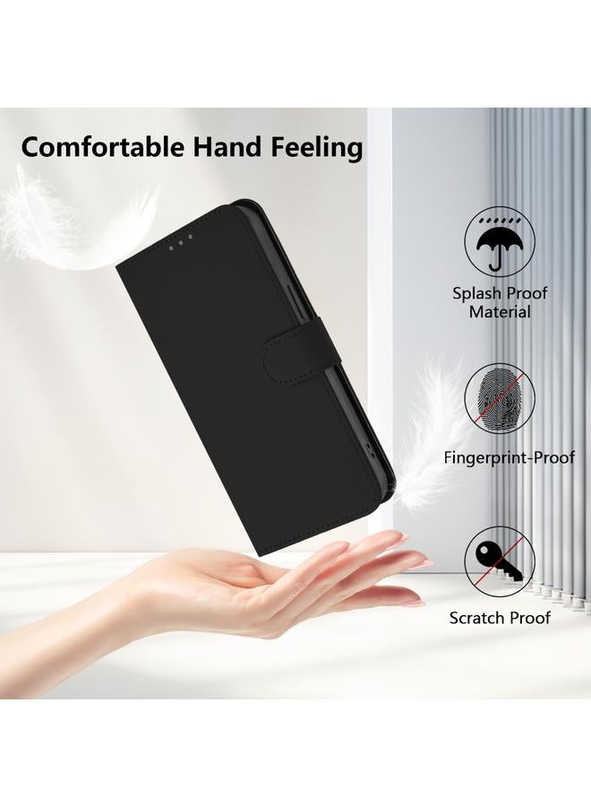 S-TOP Case For Motorola Moto G14 4G Skin Feel Solid Color Leather Phone Case with Lanyard - Image 5