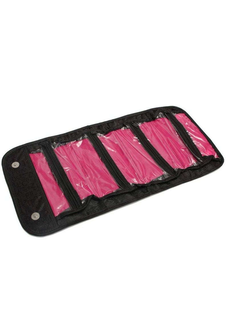 Roll Up Travel Cosmetic Makeup Jewelry Toiletry Bag Organizer Camping Accessories Holder - Image 3