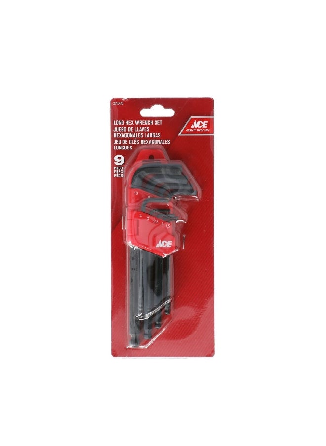 9-Piece Comfortable and Safe Grip Long Hex Wrench Set Black - pzsku/ZA9991C0C167472BFCF76Z/45/_/1704898996/252457f8-b2a3-4dfc-b55d-a4846abe8585