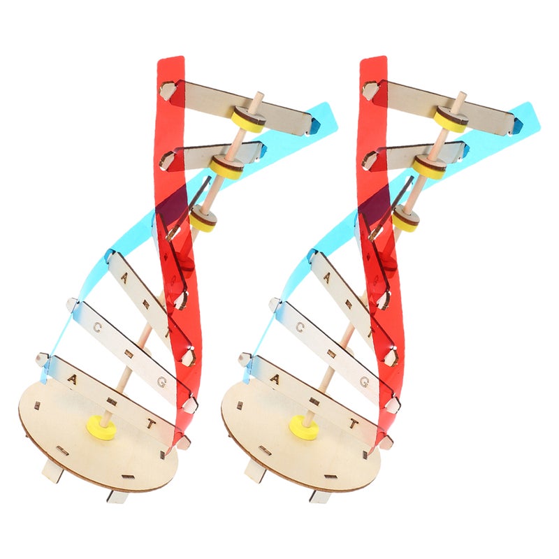 DNA Double Helix Model Kit for Biology Classroom Self-Assembly Science Teaching Toy for School Projects and Life Science Supplies - Image 1