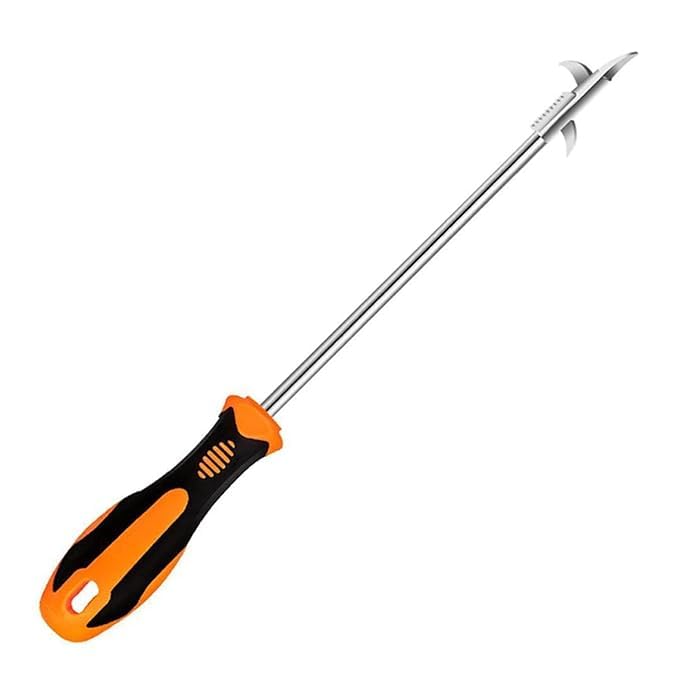 Rasdion Multipurpose Tyre Stone Remover Tool, Car Tire Stone Remover Hook, Tire Cleaning Hook, Tyre Stone Picker, Wheel Stone Removal Hook with Solid Rubber Handle for Motor, Bike, Truck, Car - Image 1