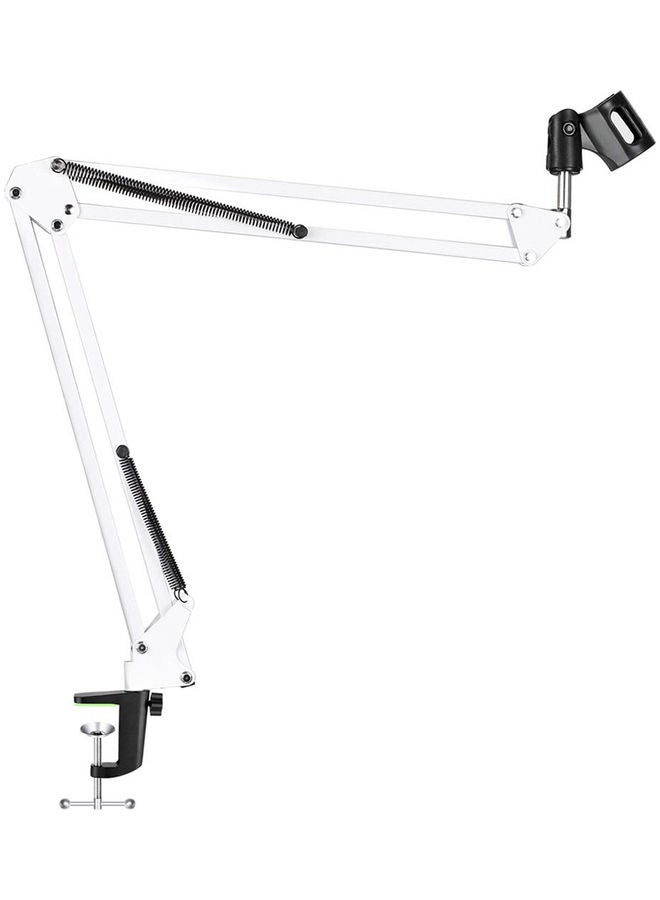 Arabest Extendable Recording Microphone Stand Holder White - Image 1