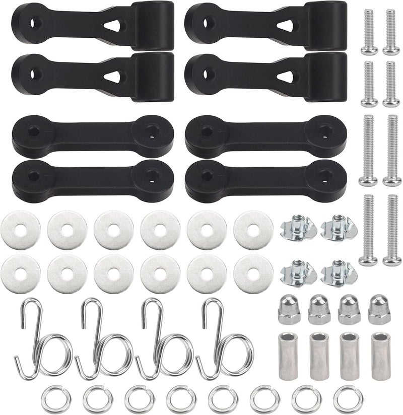 Haiouus 42-555 Latch Assemblies with Hook Compatible with Craftsman 109808X Chute Latch 532109808X 160793 for Husqvarna 532160793 160793 723-0383 532109808 - Image 1