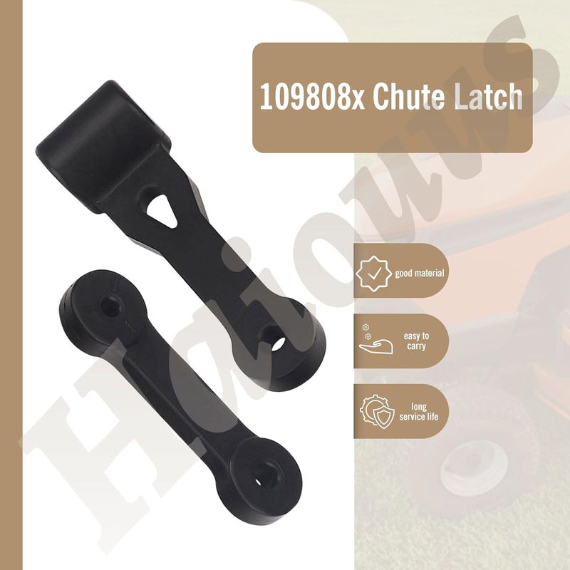 Haiouus 42-555 Latch Assemblies with Hook Compatible with Craftsman 109808X Chute Latch 532109808X 160793 for Husqvarna 532160793 160793 723-0383 532109808 - Image 5