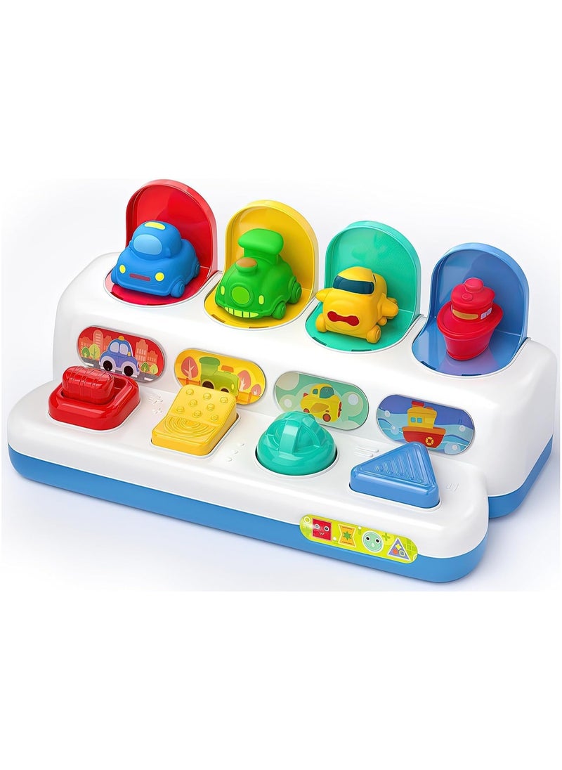 HUANGER Pop Up Baby Toy 6 7 8 9 10 11 12 Months Montessori Toy Baby 1 Year Toy Early Development Cause and Effect Learning Toy Motor Skills Toy Interactive Toy Baby Gift  - Image 1