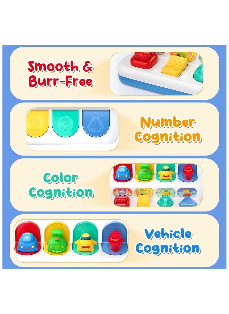HUANGER Pop Up Baby Toy 6 7 8 9 10 11 12 Months Montessori Toy Baby 1 Year Toy Early Development Cause and Effect Learning Toy Motor Skills Toy Interactive Toy Baby Gift  - Image 3
