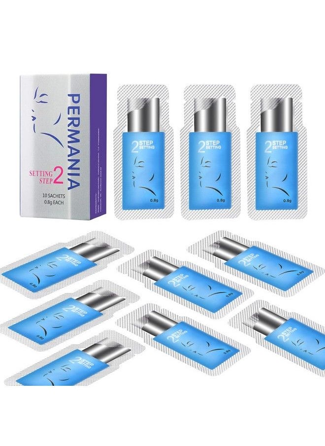 PERMANIA - Lash Lift Kitseparate Steps Products For Salon Or At Home Steps 10 Sachets Of 0.8G/0.03Oz Each Prep (Step#2) - Image 1
