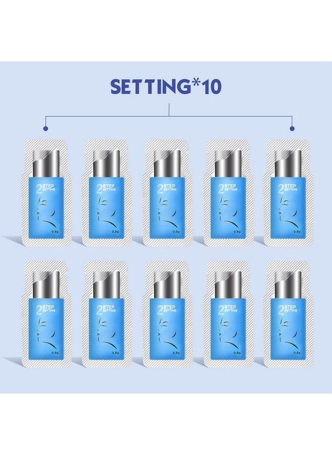 PERMANIA - Lash Lift Kitseparate Steps Products For Salon Or At Home Steps 10 Sachets Of 0.8G/0.03Oz Each Prep (Step#2) - Image 1