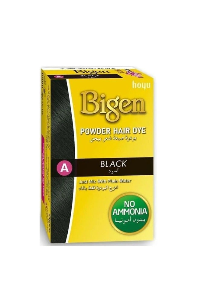 بايجن بيجن مسحوق مادة صبغ الشعر أسود - 6 جم - Image 1