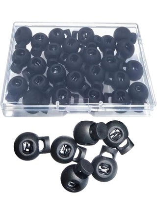 ttsam 25 جهاز كمبيوتر شخصى قابل للتعديل الكرة الحبل قفل جولة تبديل سدادة الحبل وقف تبديل حبل تبديل مقاطع الحبل الربيع، لparacord، الأربطة، والتخييم، والمشي لمسافات طويلة، واستبدال رباط الحذاء، والرياضة، والظهر، أسود - pzsku/ZA999514E61422B22C601Z/45/1754679247/d30e0c11-e984-495f-9338-7e1a75e89c67