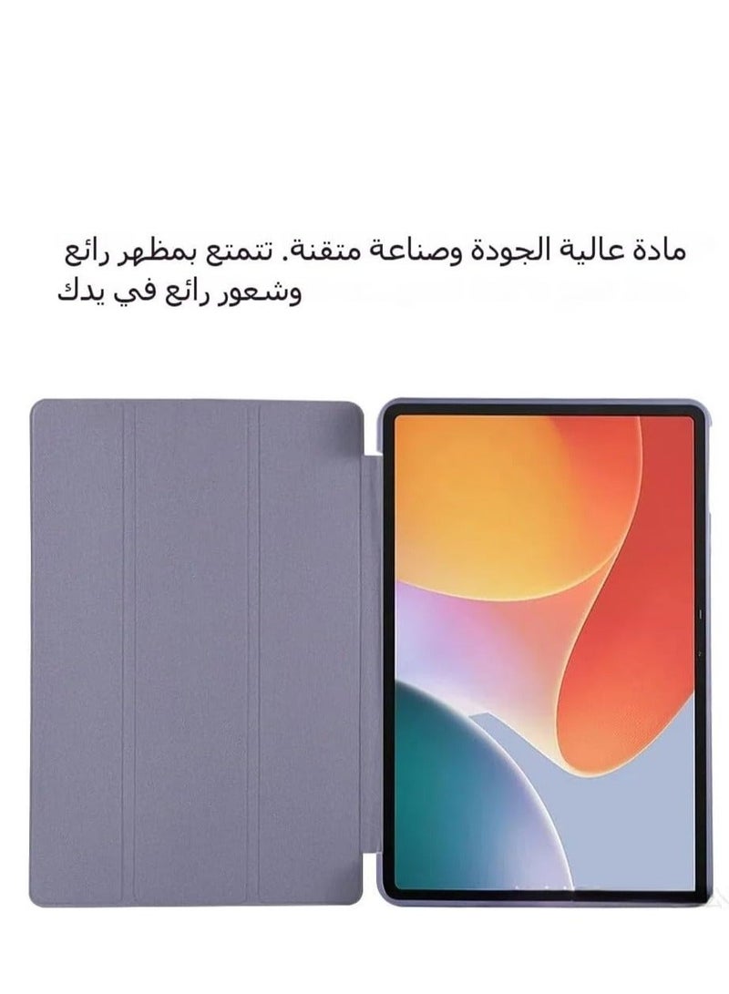 Case Compatible with Infinix X pad 11-inch (2024) Slim Magnetic Smart PU Leather Tri-Folding Stand Tablet Cover - Image 4