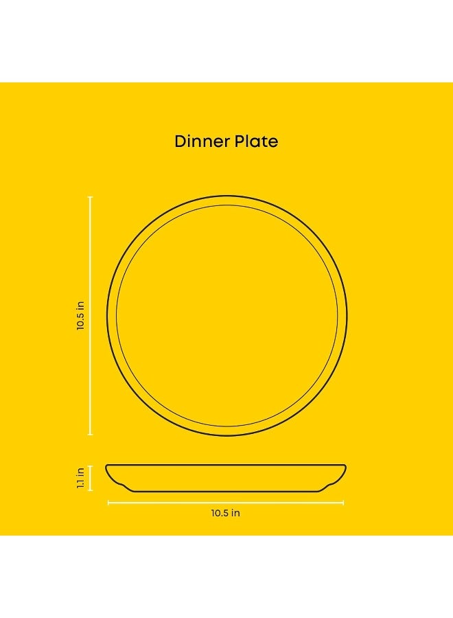 JoyJolt Mesa Stoneware Dinnerware Set 18Piece Plates and Bowls Sets Includes Dinner Plates Salad Plates and Cereal and Soup Bowls Modern Farmhouse Matte Sage Green Dish Set for 6 - Image 4