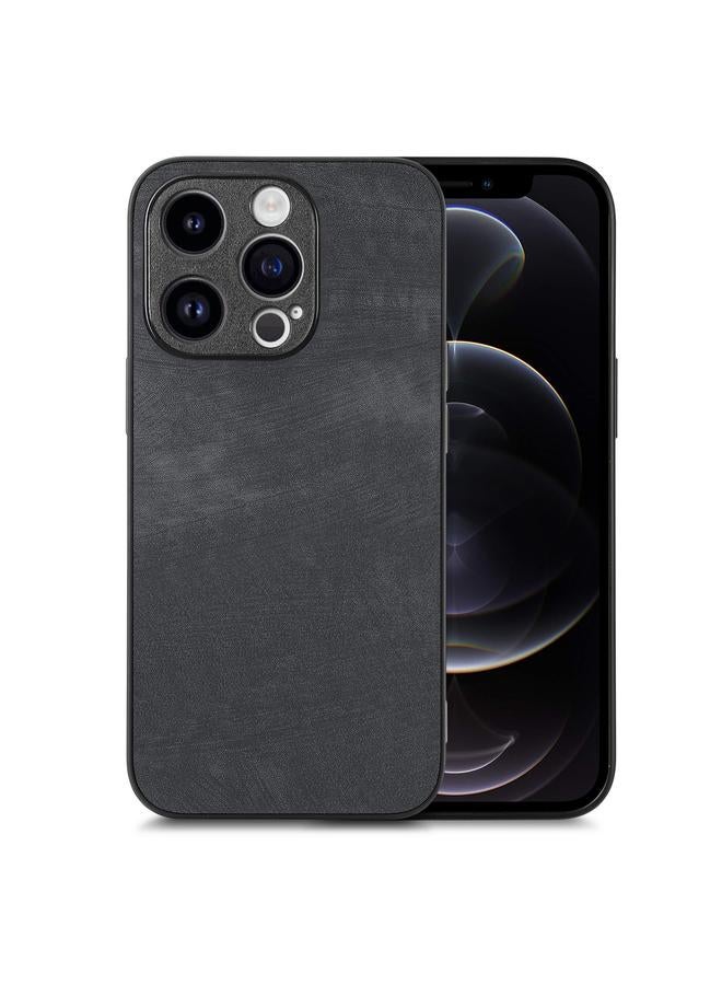 Zaboon Case For iPhone 12 Pro Vintage Leather PC Back Cover Phone Case - Image 1