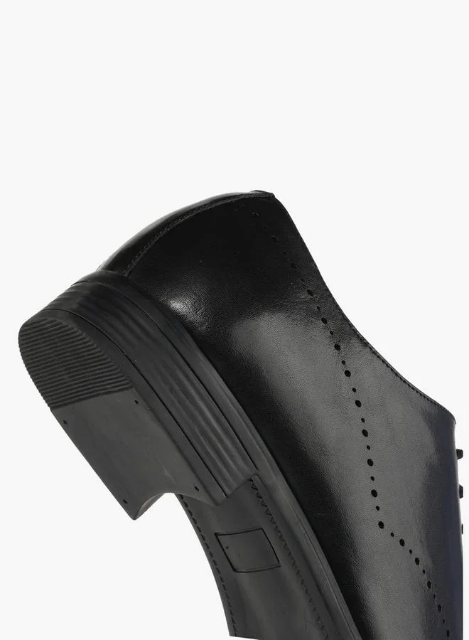 LBL By Shoexpress BLACK Men Lace-Up Brogue Shoes for Men | Best Price UAE
