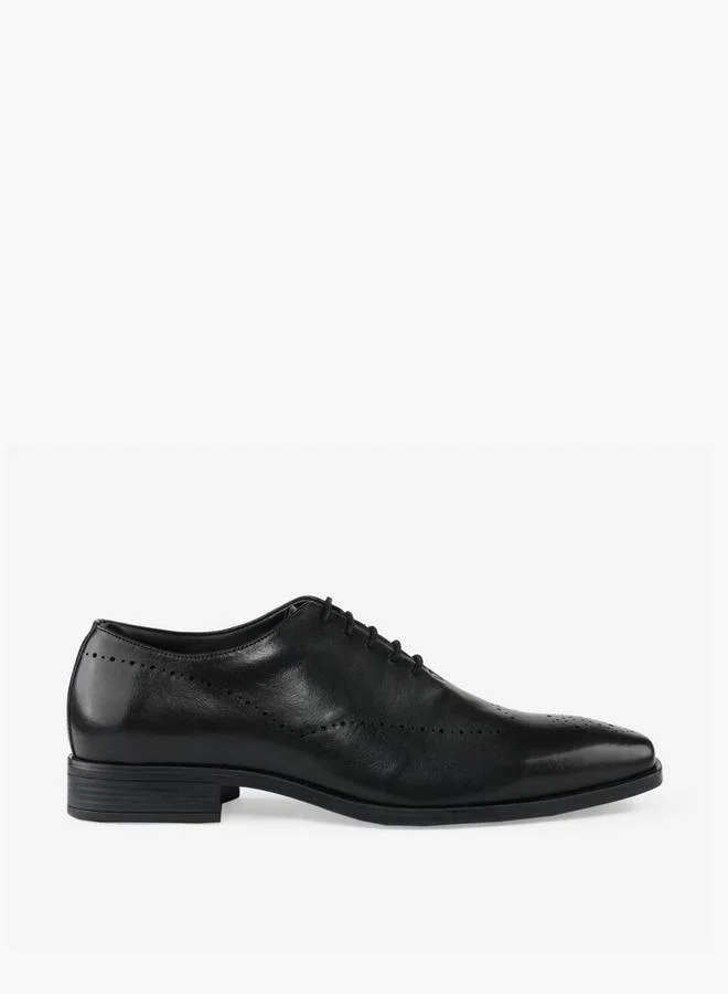 LBL By Shoexpress BLACK Men Lace-Up Brogue Shoes for Men | Best Price UAE