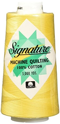 Signature Cotton Quilt 40 Weight Thread, 3000yd Cone, Color Buttercup - Image 3