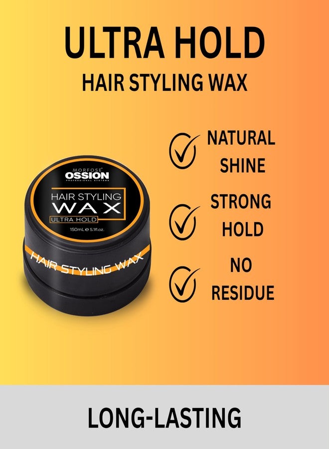 Morfose Ossion Premium Barber Line Wax 5.30 Oz (5.30 Ounce, Ultra Hold) - Image 2