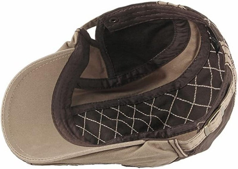 Qunson 2 Pack Men's Cotton Flat Cap Ivy Gatsby Newsboy Hat - Image 5
