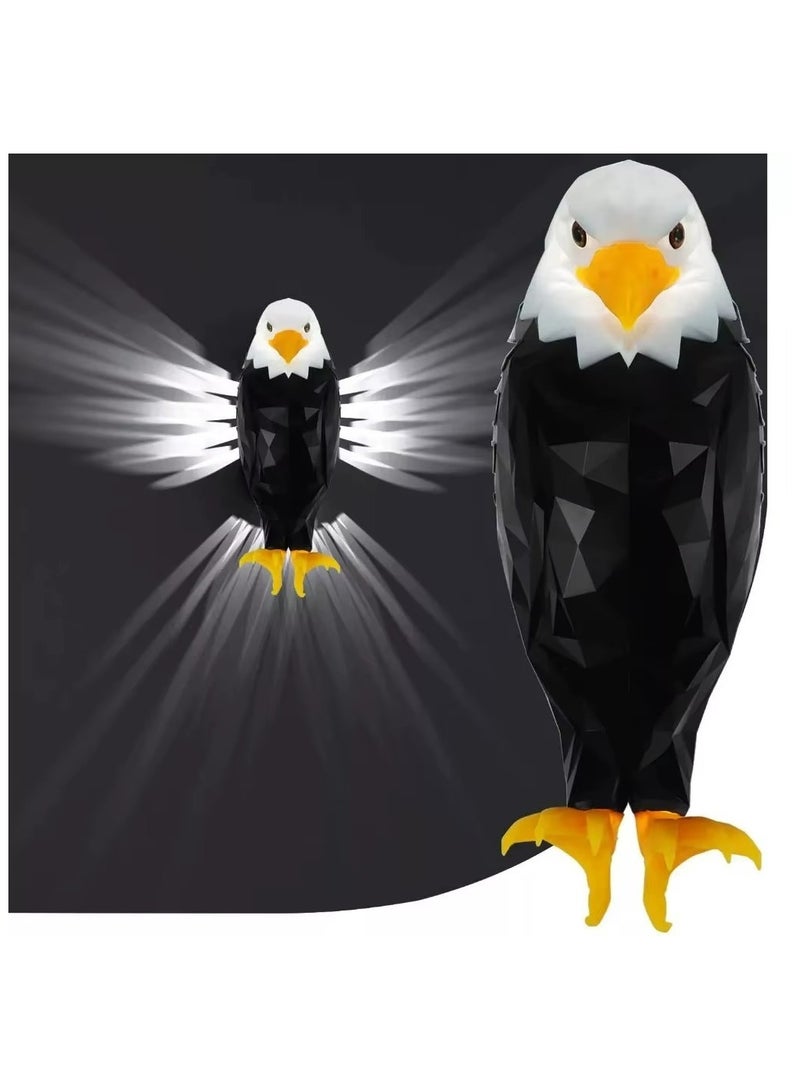 Eagle Decorative Wall Mounted 3 D Light  Eagle Shape Projector Modern Creative Atmosphere Lamp Light with Remote Control Battery Powered Eagle Light for Office Bedroom Living Room Kids Room - Image 1