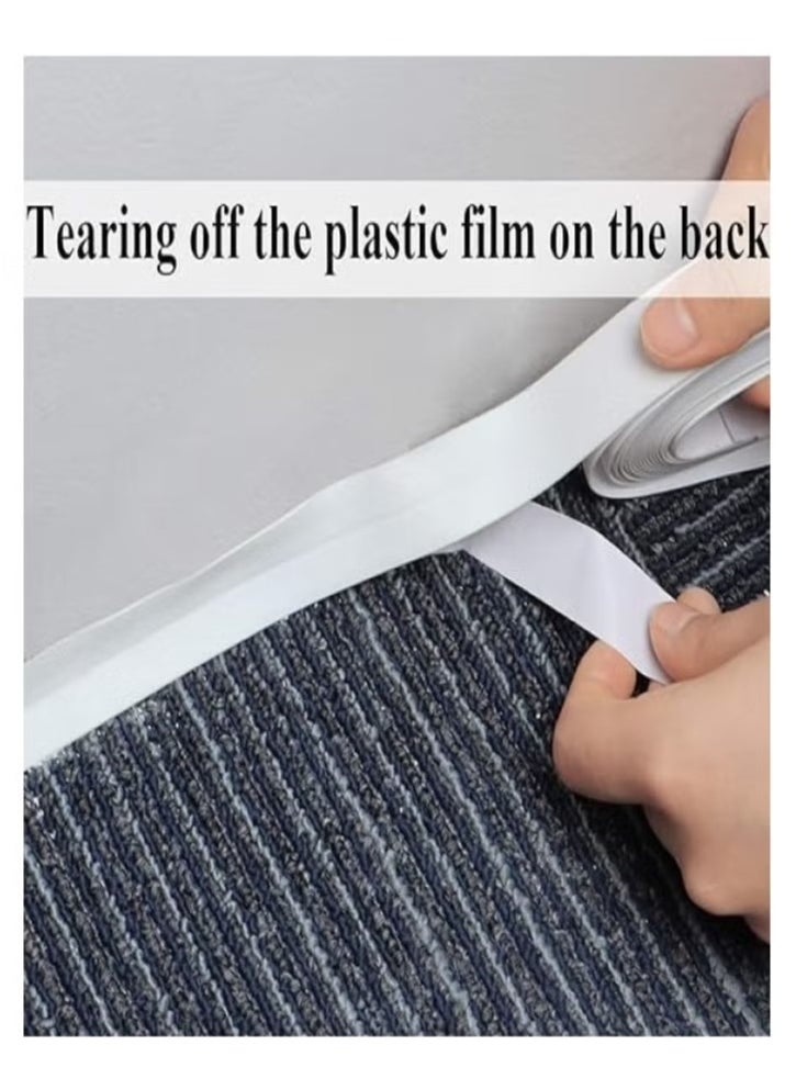 Generic Sealing Tape Toilet Sealing Tape Waterproof Mold Moisture Proof High Adhesion Kitchen Bathroom Sealing Tape Dampproof Sealing Sticker for Kitchen Sink Bathroom 3.2m to 3.8cm White  - Image 3