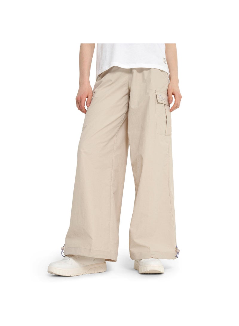 Termit سروال ترميت النسائي بلون البيج الفاتح – EU 38-40، مقاس واسع، أربطة قابلة للتعديل، 4 جيوب، مريح ووظيفي للمشي، التدريب والأنشطة اليومية - Image 1