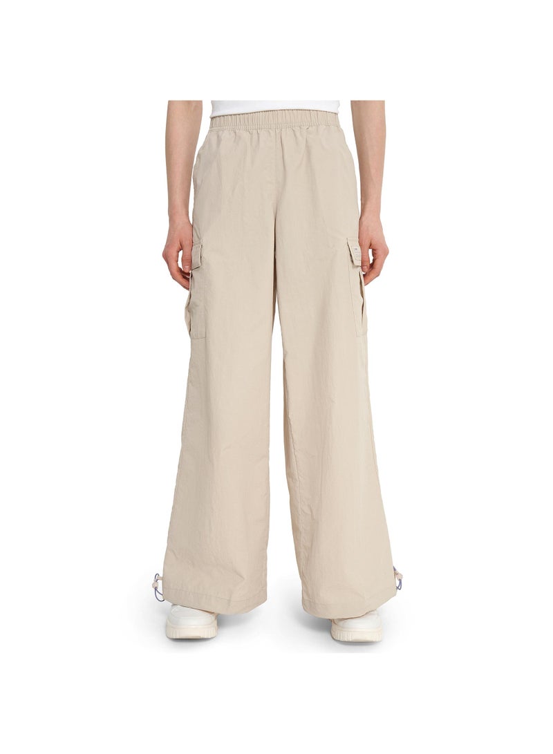 Termit سروال ترميت النسائي بلون البيج الفاتح – EU 38-40، مقاس واسع، أربطة قابلة للتعديل، 4 جيوب، مريح ووظيفي للمشي، التدريب والأنشطة اليومية - Image 2