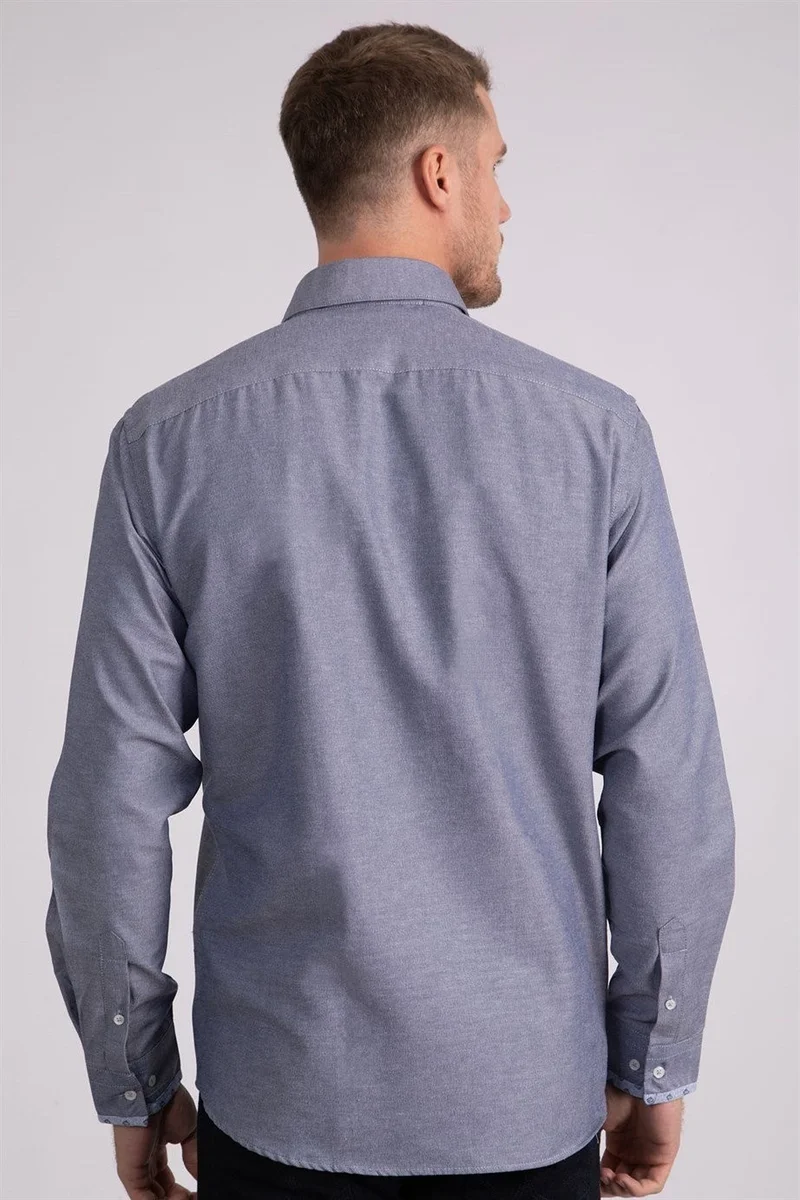 تودورس Classic Fit Relaxed Cut Poplin Oxford Men's Shirt