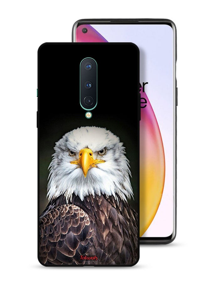 Tolwak غطاء حماية 4G لهاتف OnePlus 8 بشكل نسر - Image 1