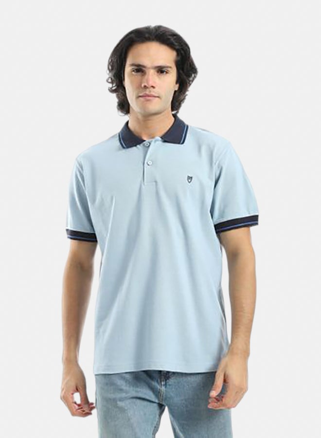 Unique Short Sleeves Pique Polo Tshirt - Image 1