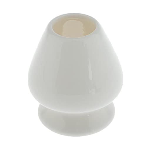 CALANDIS® Ceramic Matcha Whisk Holder Stand for Japanese Tea Ceremony White - Image 4
