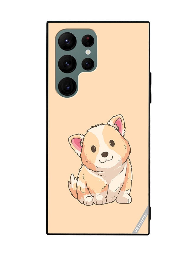 VR CREATIVE Protective Case Cover For Samsung Galaxy S22 Ultra 5G Cute Puppies Design Multicolour - Image 1
