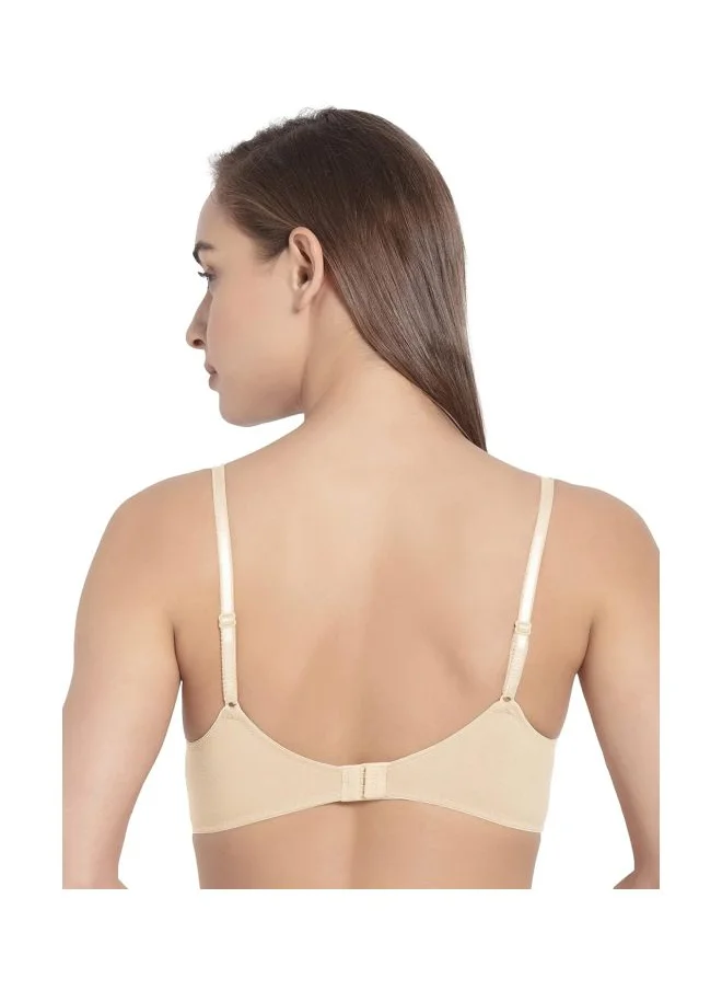 جوكي Jockey 1615 Women Wire free Non Padded Super Combed Cotton Elastane Stretch Full Coverage Everyday Bra with Soft Adjustable Straps
