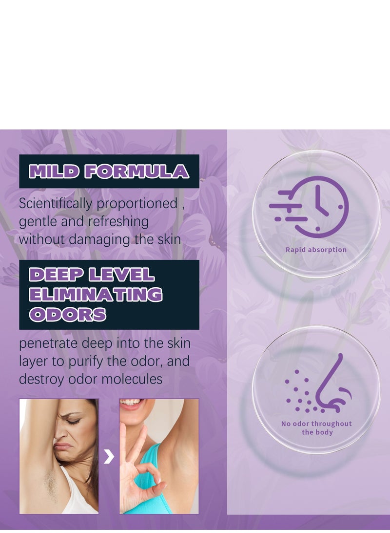 EELHOE Whole Body Deodorant - Smooth Solid Stick - 72 Hour Odor Control - Aluminum Free, Baking Soda Free and Skin Safe - 18g  (Lavender Sage) - Image 4