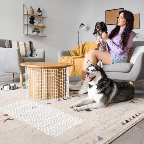 Zopeal 6.5ft Cat Repellent Mat with 8 Ground Stakes 8 Zip Ties, Spikes Deterrent Mat Keep Dog Off Couch for Indoor Outdoor Keep Pet Off Yard Garden, 79 x 12 Inch/1 Roll - Image 2