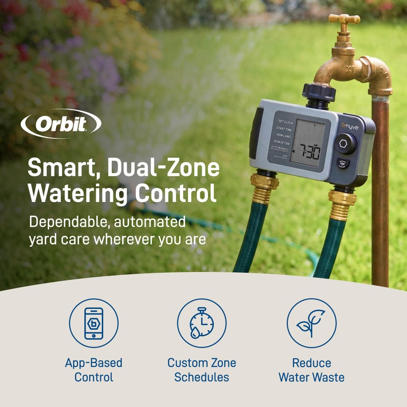 Orbit 24632 B-hyve XD 2-Port Smart Hose Watering Timer - Image 2