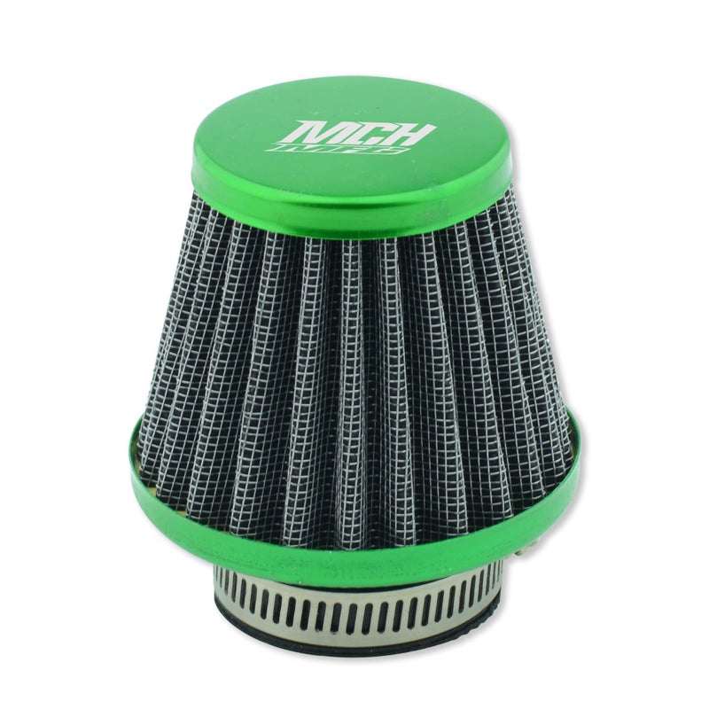 MCHMFG Motorcycle Air Filter 38mm for SSR 110cc 125cc Coolster CRF Dirt Pit Bike GY6 50cc Scooter Moped QMB139 Engine Parts (Green) - Image 1
