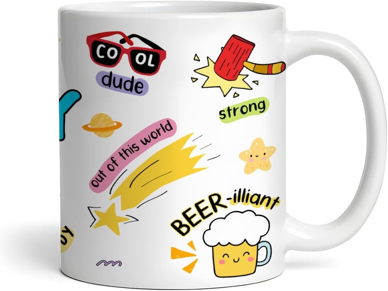 DAYS Happy Father's Coffee Mug Thoughtful Gift for Papa Best Gift for Daddy, Dad's Birthday - Image 3