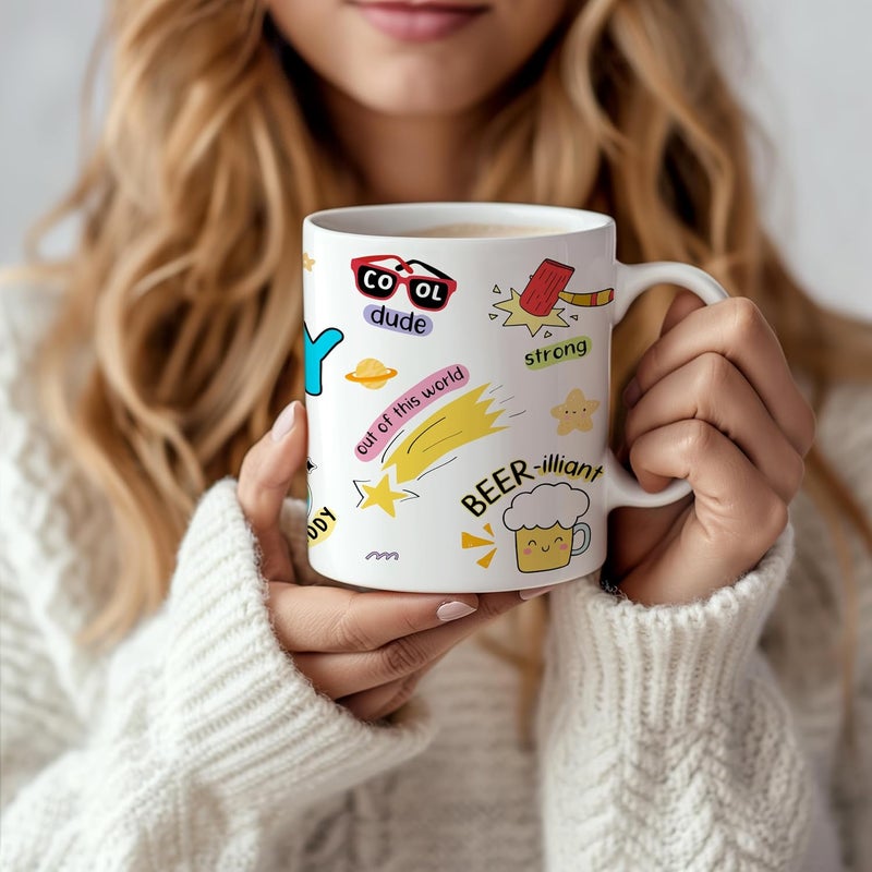 DAYS Happy Father's Coffee Mug Thoughtful Gift for Papa Best Gift for Daddy, Dad's Birthday - Image 4
