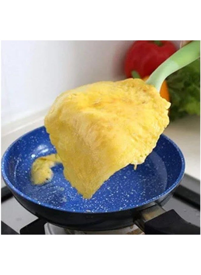 Wide Flexible Non-Stick Silicone Cooking Spatula Heat Resistant Kitchen Turner for Eggs Pancakes Omelets and Steak Multiple Colors - Image 3