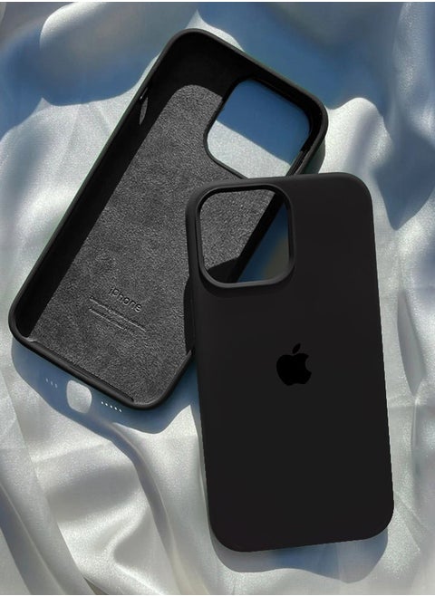 Silicone Case Cover for Apple iPhone 13 Pro Max Black