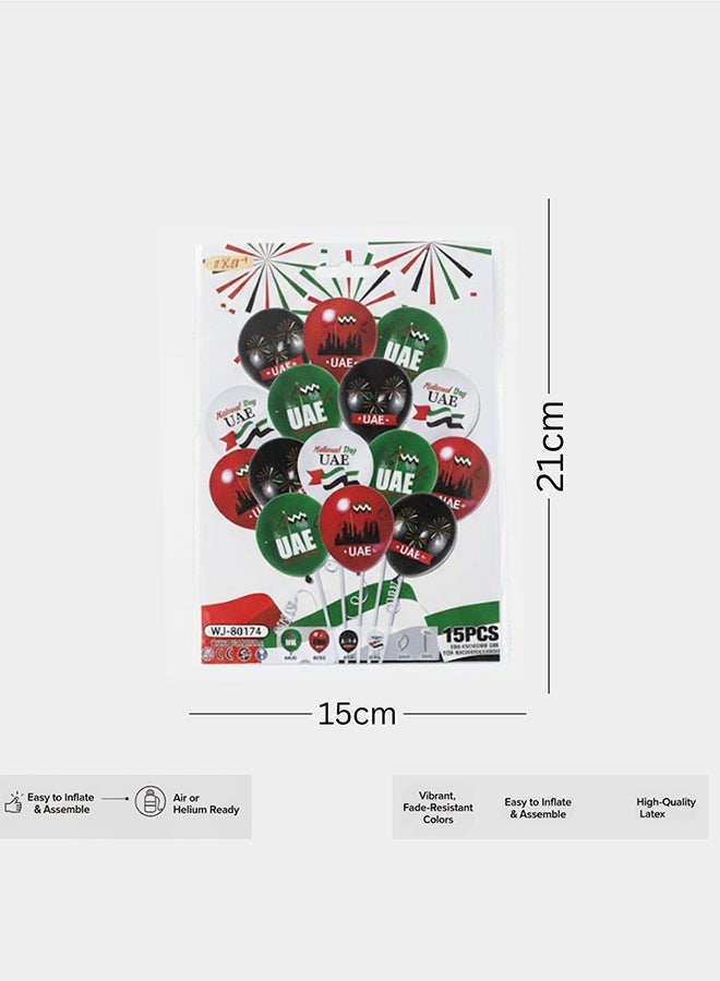 Feelings Uae Printed Balloon Decoration 14Pcs - Image 2