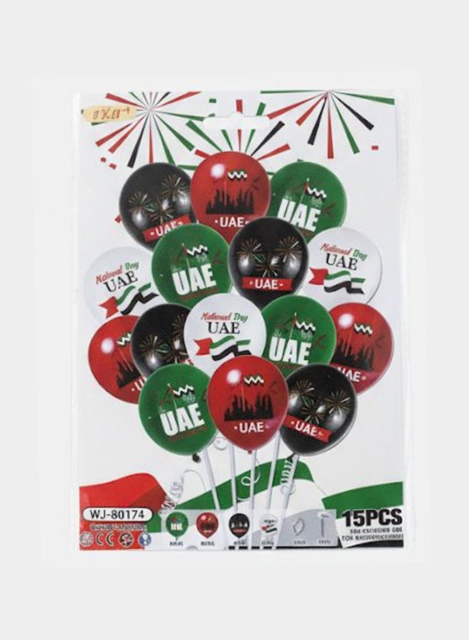 Feelings Uae Printed Balloon Decoration 14Pcs - Image 1