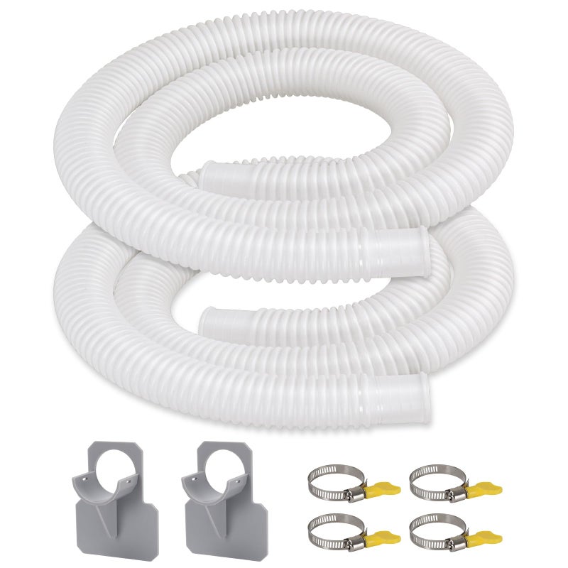 KLOLKUTTA KLOLKUTTA Pool Hoses for Above Ground Pool, 2 PACK 1.25 Inch Pool Filter Hose Accessory Bump Replacement Hose 59 Inch  - Image 2